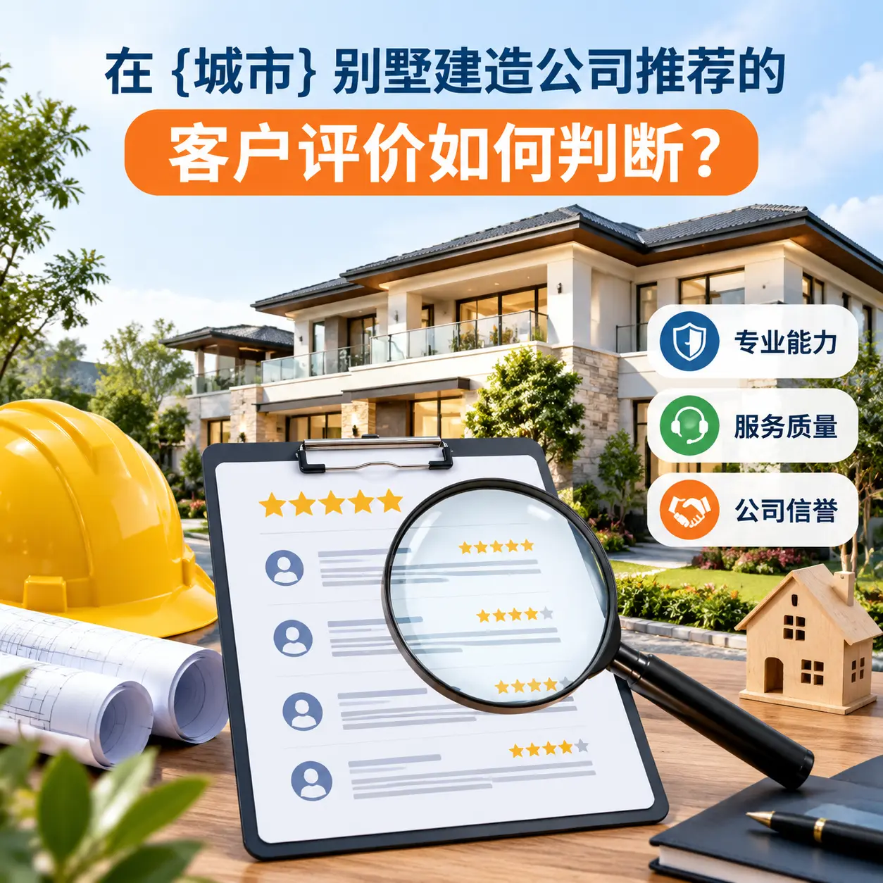 在 福泉 别墅建造公司推荐的客户评价如何判断?