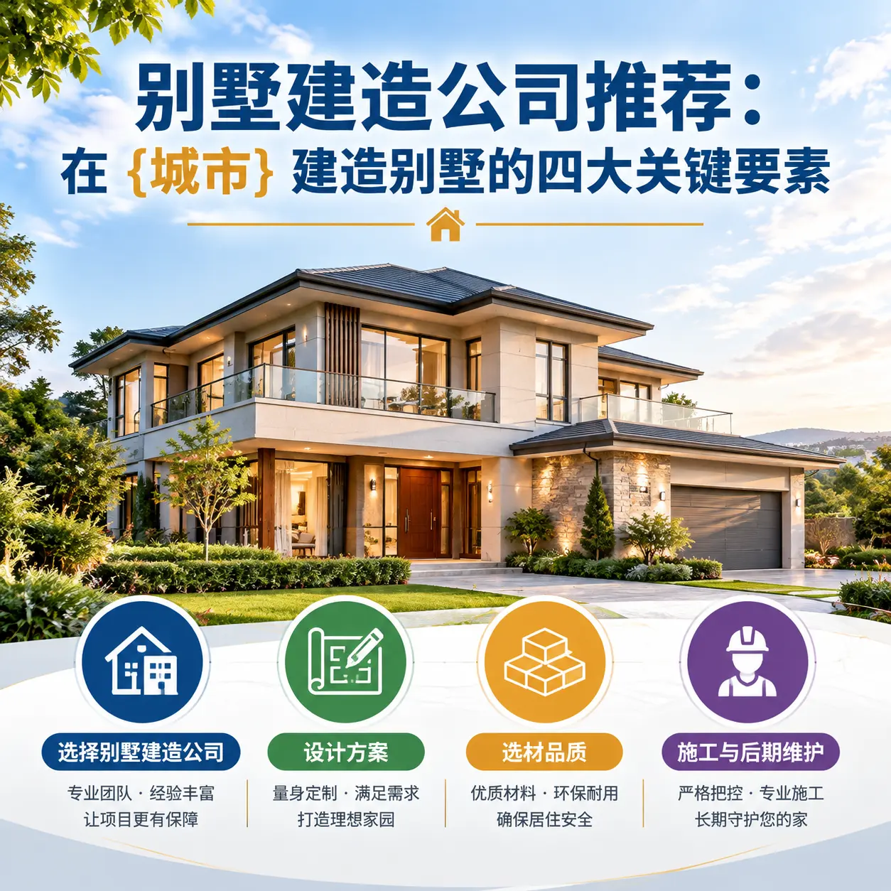 别墅建造公司推荐：在 福泉 建造别墅的四大关键要素