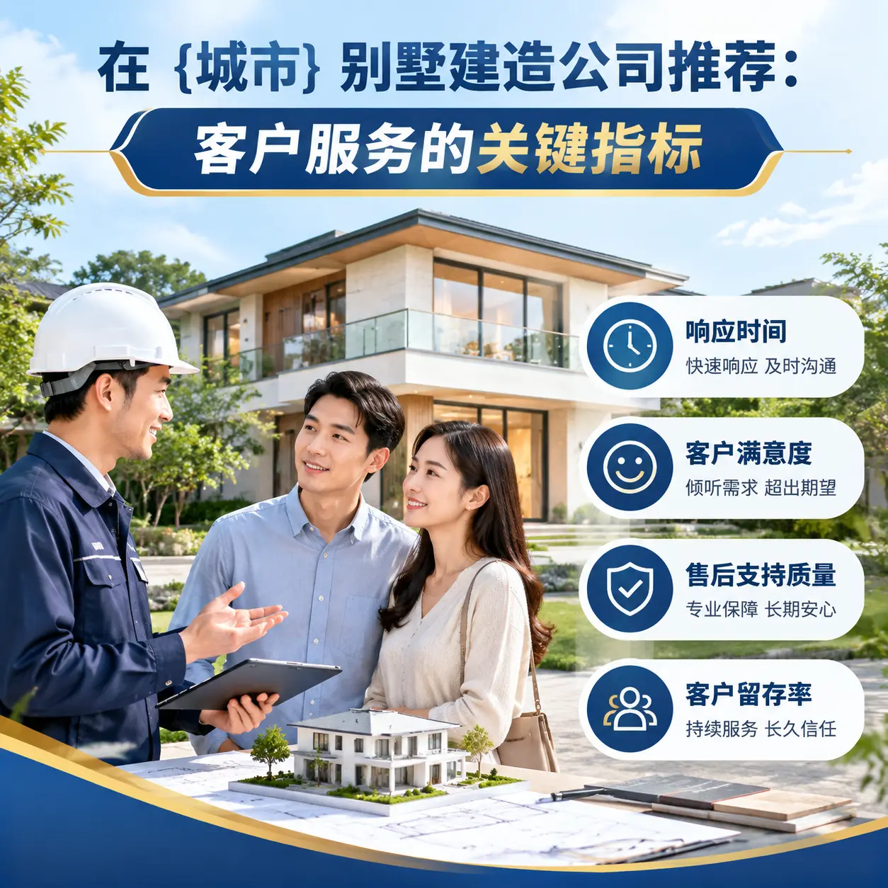 在 福泉 别墅建造公司推荐：客户服务的关键指标